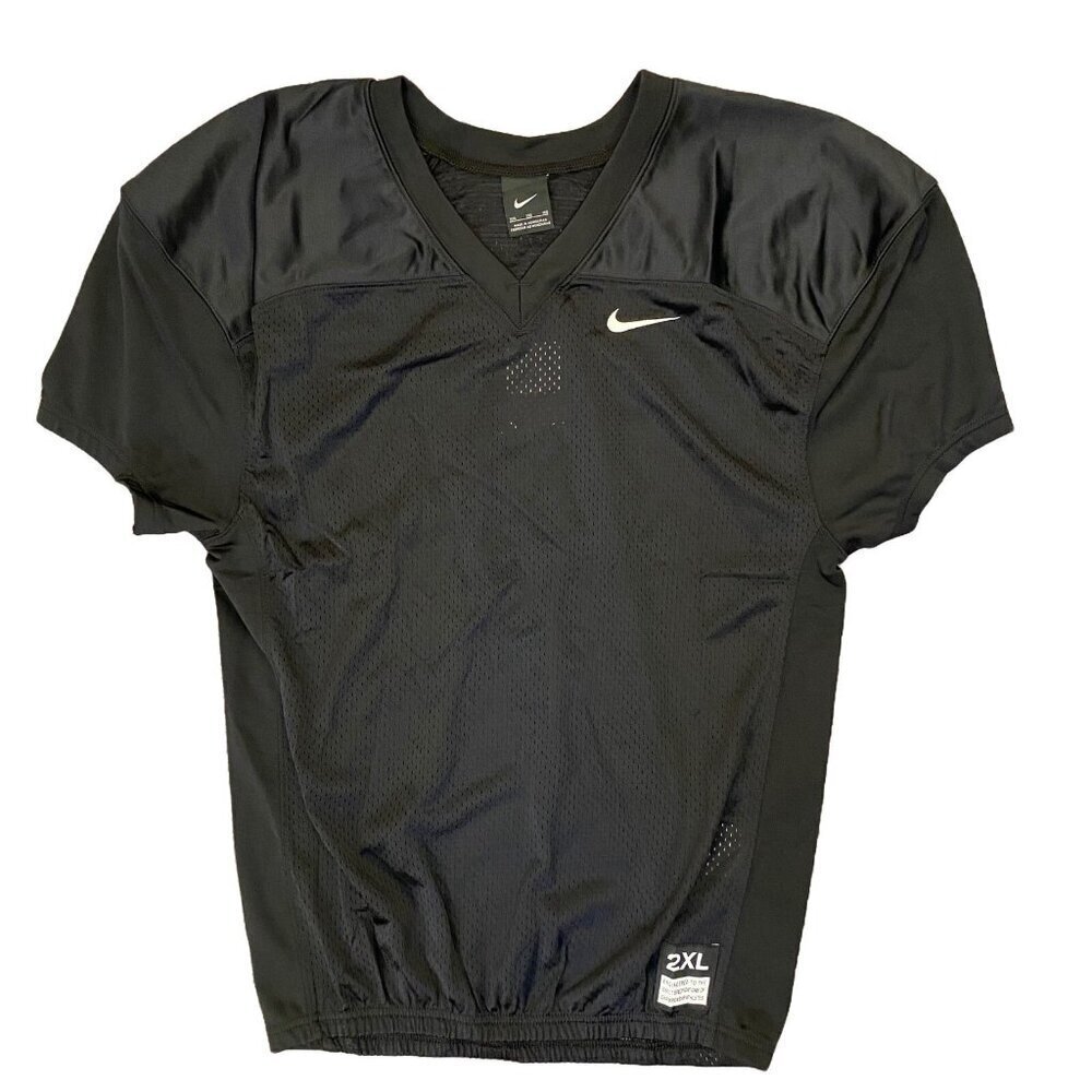 Nike Football Practice Jersey Black 908739 - 010 Boy’s Size XXL - 2XL - NWT $50